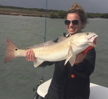 Redfish fishing in South Padre Island, Texas