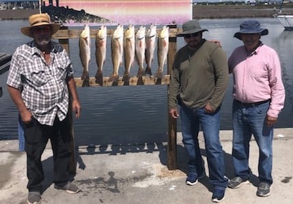 Redfish fishing in Rockport, Texas