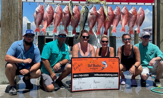 Mahi Mahi / Dorado, Red Snapper fishing in Port Aransas, Texas