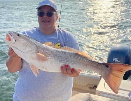 Redfish fishing in Galveston, Texas