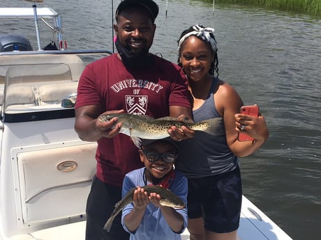 Speckled Trout / Spotted Seatrout fishing in Charleston, South Carolina