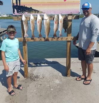 Redfish fishing in Rockport, Texas