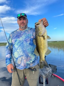 Largemouth Bass fishing in Lake Okeechobee, Florida