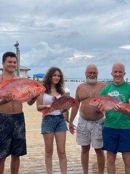 Red Snapper fishing in Gulf Shores, Alabama