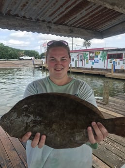 Flounder fishing in Galveston, Texas