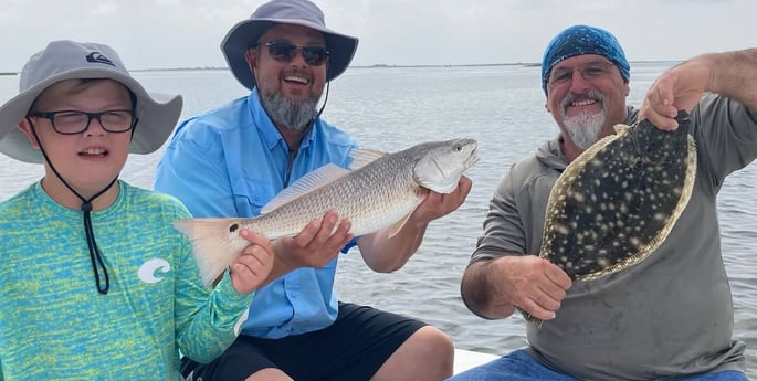 Flounder, Redfish fishing in Corpus Christi, Texas