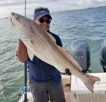 Redfish fishing in Galveston, Texas