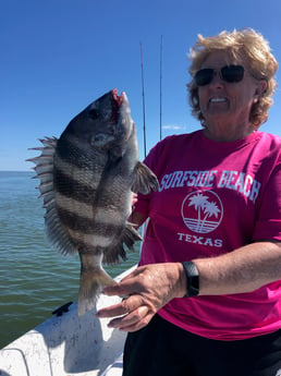 Redfish fishing in Surfside Beach, Texas