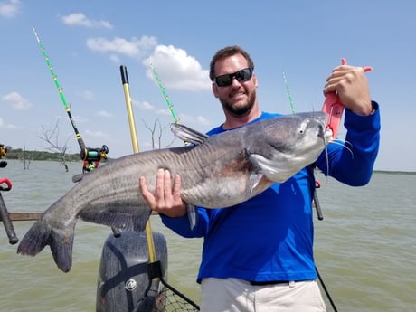 Blue Catfish fishing in Dallas, Texas