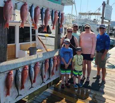 False Albacore, Red Snapper Fishing in Destin, Florida