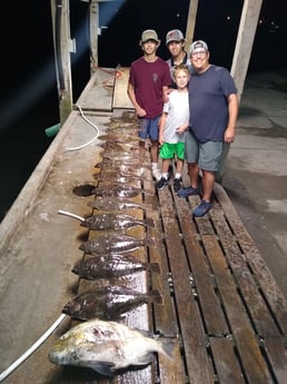 Flounder, Triggerfish fishing in Aransas Pass, Texas