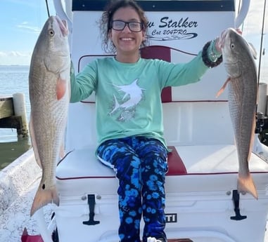 Redfish fishing in South Padre Island, Texas