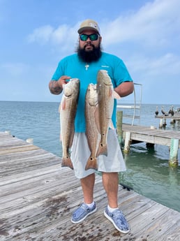 Redfish fishing in South Padre Island, Texas