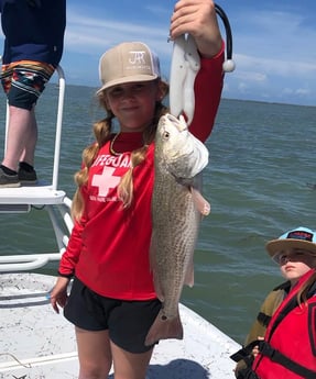 Redfish fishing in South Padre Island, Texas