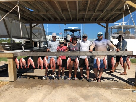 Red Snapper Fishing in South Padre Island, Texas