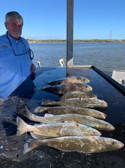 Sheepshead, Speckled Trout / Spotted Seatrout fishing in Galveston, Texas