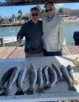 Speckled Trout / Spotted Seatrout fishing in Galveston, Texas