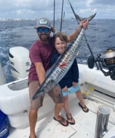 King Mackerel / Kingfish fishing in Pompano Beach, Florida