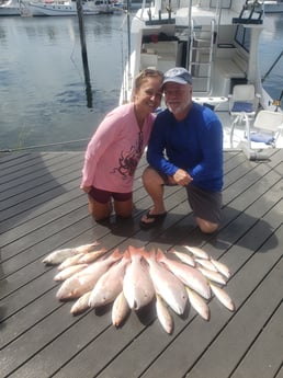 Lane Snapper, Mutton Snapper fishing in Key West, Florida