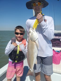 Redfish fishing in South Padre Island, Texas