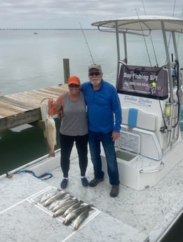 Speckled Trout / Spotted Seatrout fishing in South Padre Island, Texas