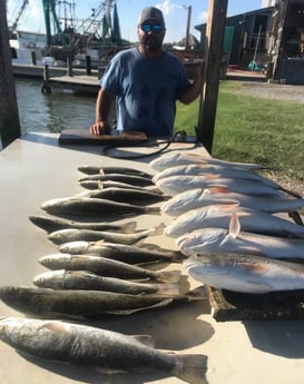 Redfish, Speckled Trout / Spotted Seatrout fishing in Rockport, Texas