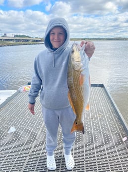 Redfish fishing in Galveston, Texas