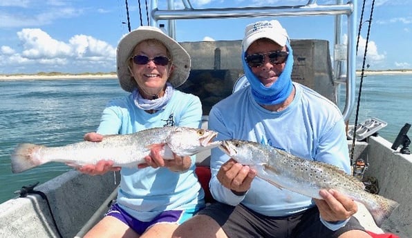 Speckled Trout / Spotted Seatrout fishing in Port Aransas, Texas