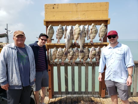 Redfish fishing in Port Isabel, Texas