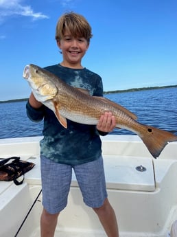 Redfish fishing in Beaufort, North Carolina