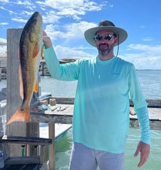 Redfish fishing in South Padre Island, Texas