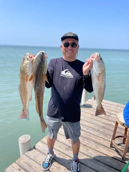 Redfish fishing in South Padre Island, Texas