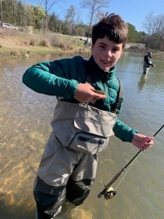 Fishing in Broken Bow, Oklahoma