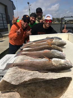 Flounder, Redfish fishing in Galveston, Texas