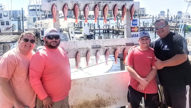 Red Snapper fishing in Destin, Florida