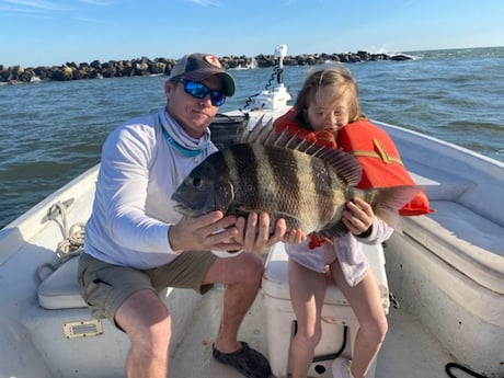 Sheepshead Fishing in Orange Beach, Alabama