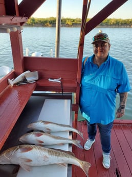 Redfish fishing in South Padre Island, Texas