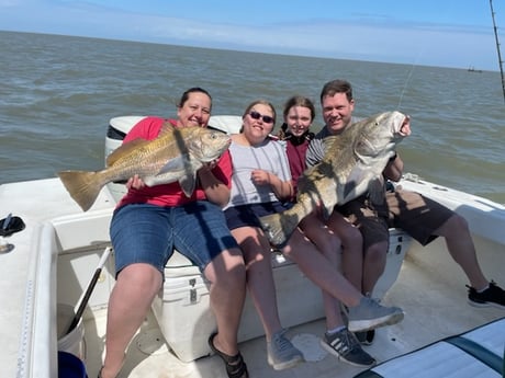 Black Drum fishing in Galveston, Texas