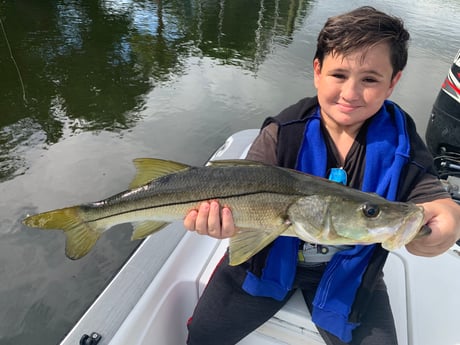 Snook fishing in Palm Beach, Florida, USA