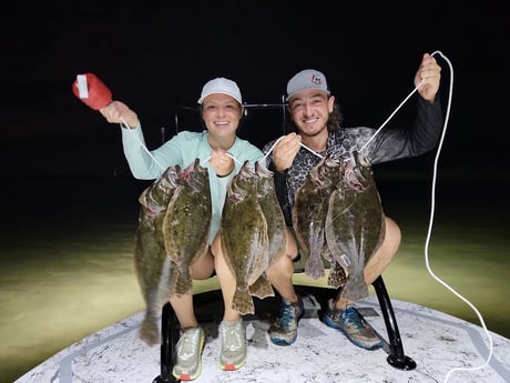 Flounder Fishing in Rio Hondo, Texas