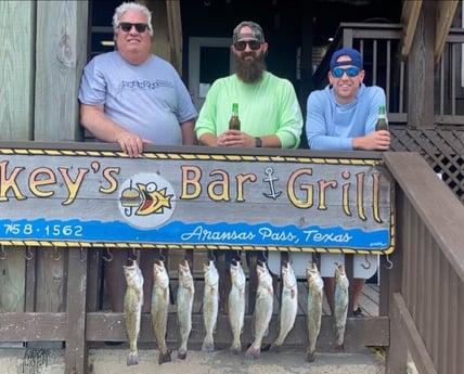 Speckled Trout / Spotted Seatrout fishing in Aransas Pass, Texas