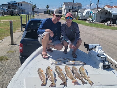 Redfish fishing in Port O&#039;Connor, Texas