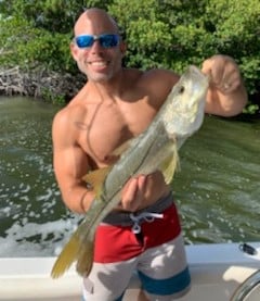 Snook fishing in Key Largo, Florida