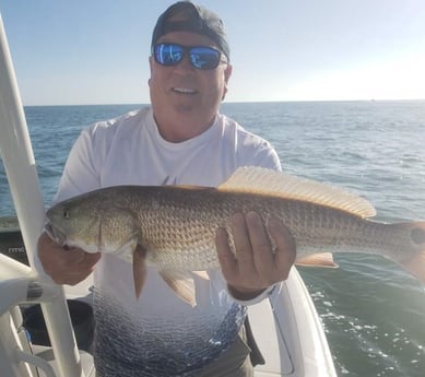 Redfish fishing in New Smyrna Beach, Florida