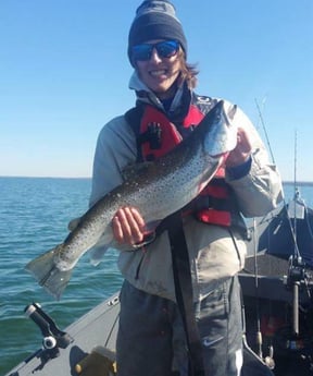 Brown Trout Fishing in Verona Beach, New York