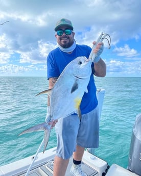 Florida Pompano fishing in Key Largo, Florida