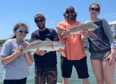 Redfish fishing in Clearwater, Florida