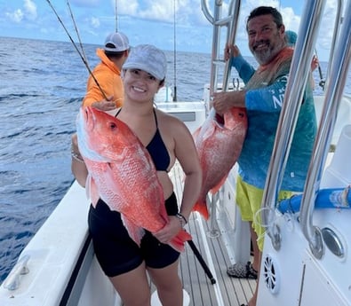 Red Snapper fishing in Freeport, Texas