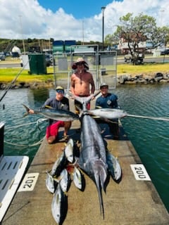 Fishing in Lihue, Hawaii