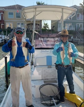 Redfish fishing in South Padre Island, Texas